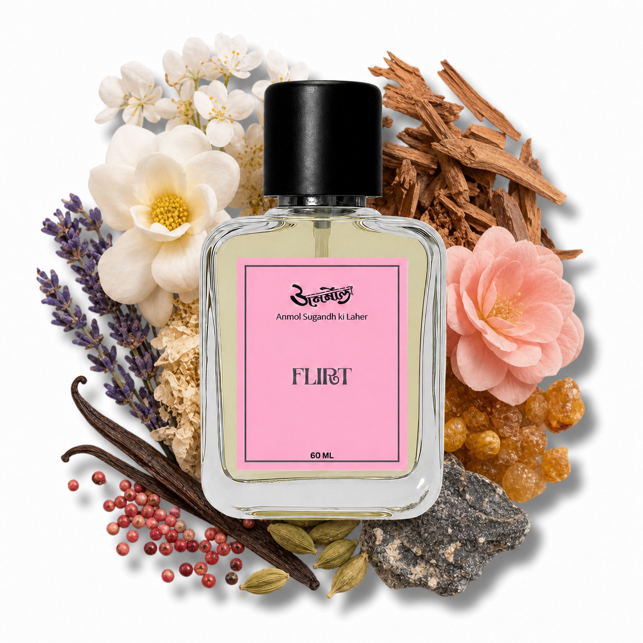 Flirt 60ml premium perfume bottle