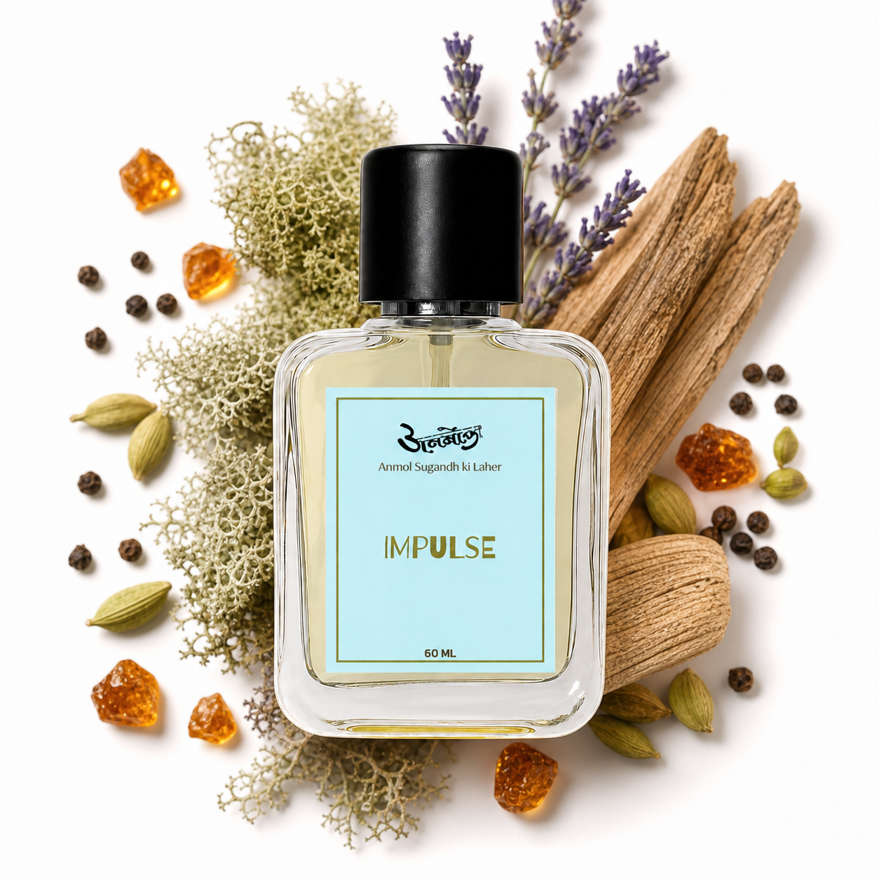 Impulse 60ml premium perfume bottle